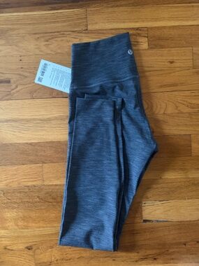 NEW Lululemon Align High-Rise Pant Legging 28” size 6 heather graphite grey
